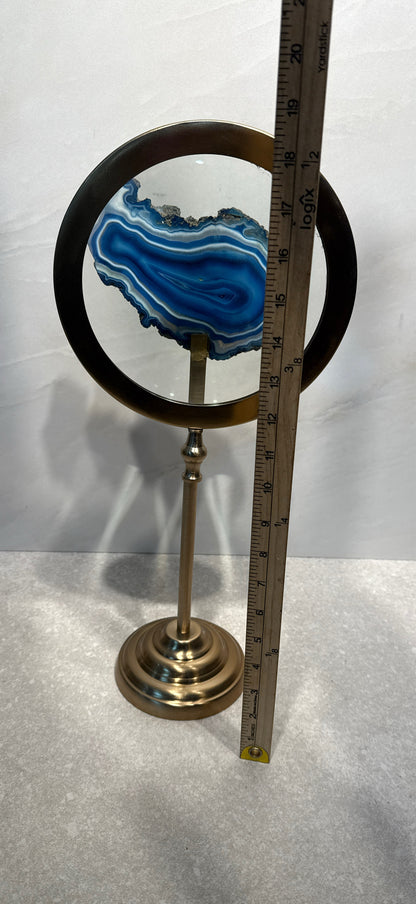 Pottery Barn Magnifier with Agate