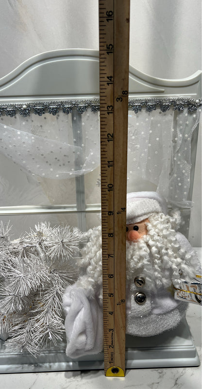 Santa In Front Of Window