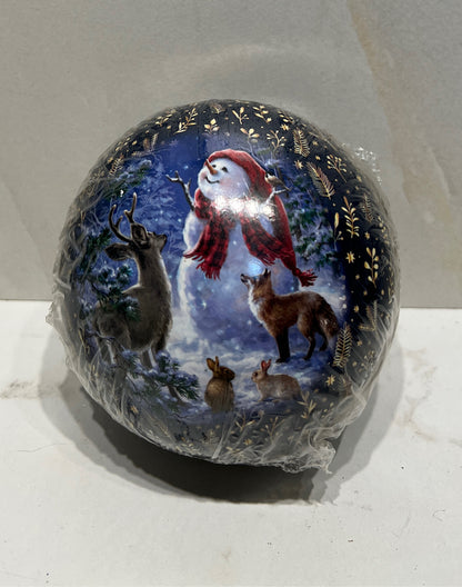 Christmas Paper Mache Ball Germany
