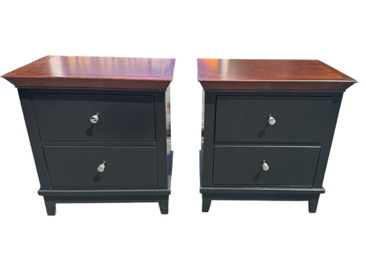 American Drew Pair Of Nightstands