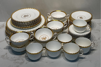 Minton Gold Rose Dinnerware Set