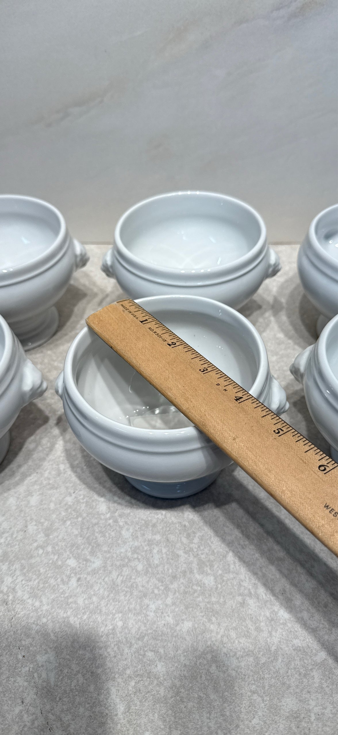 Set of 6 France Soup Bowls