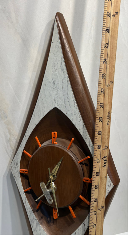 MCM Diamond Style Wall Clock