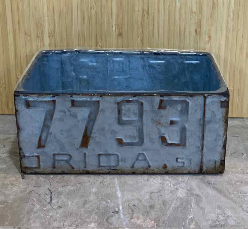 License Plate Planter
