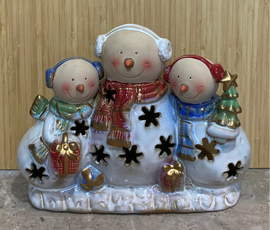 Snowman Candleholder