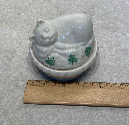 Belleek Covered Dish