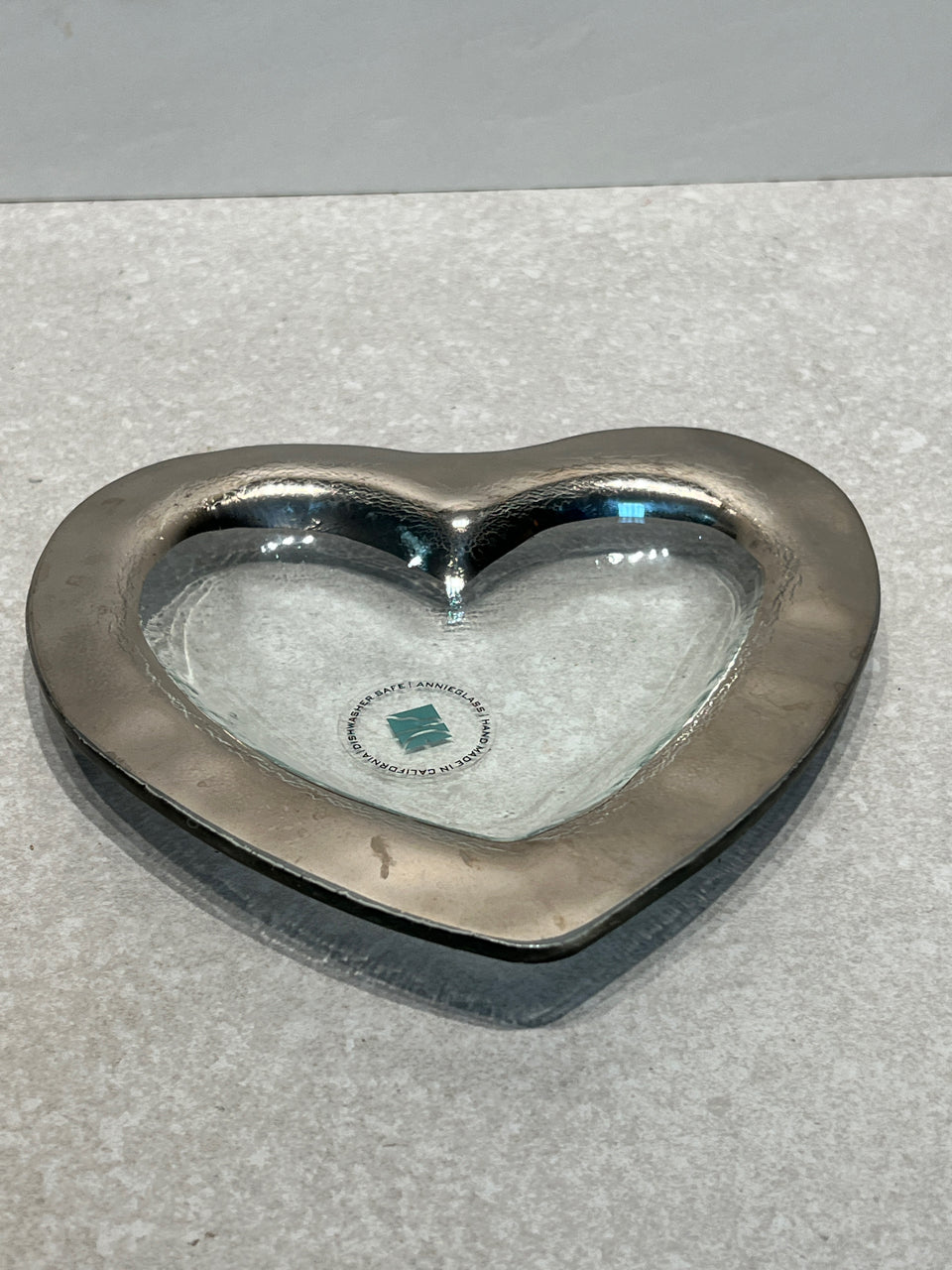 Annieglass Heart Shape Bowl