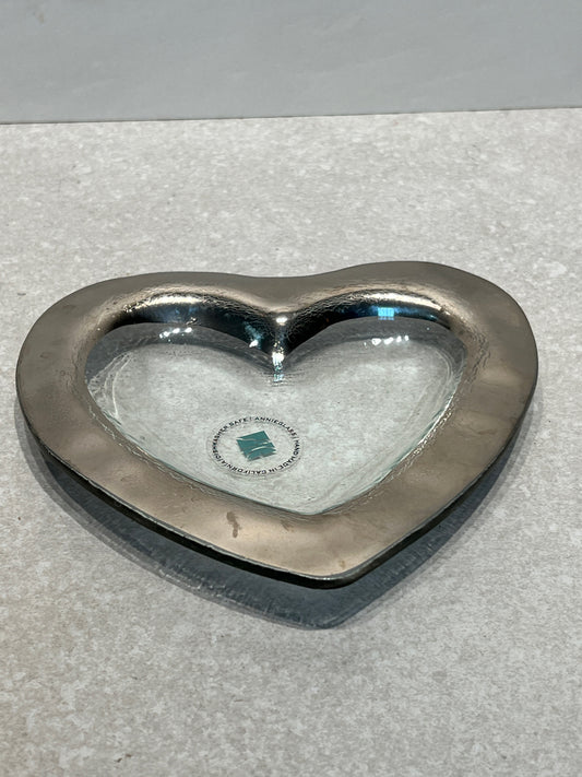 Annieglass Heart Shape Bowl
