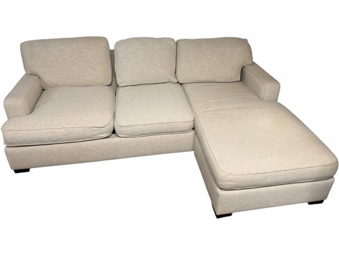 Pottery Barn Chaise Sofa