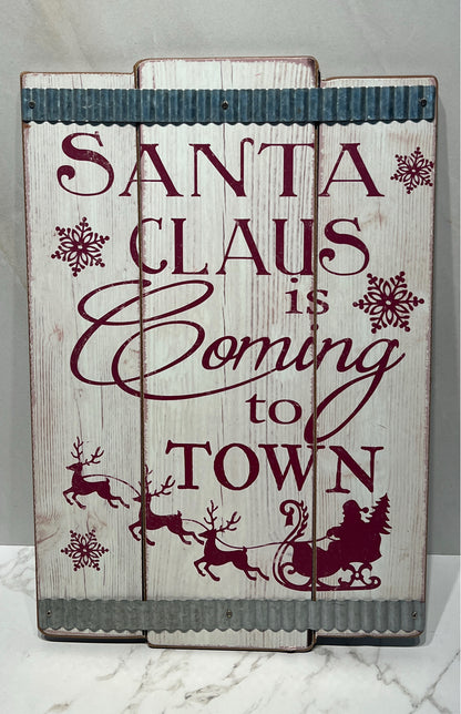 Santa Sign