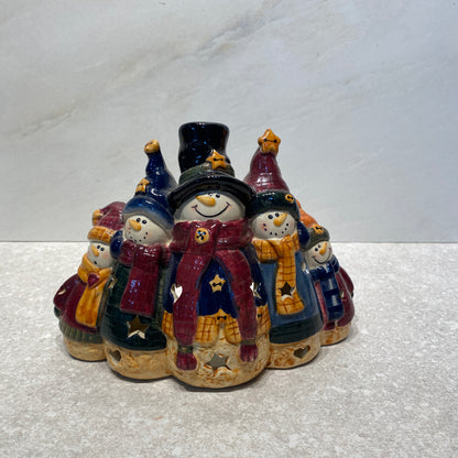 Snowman Candleholder