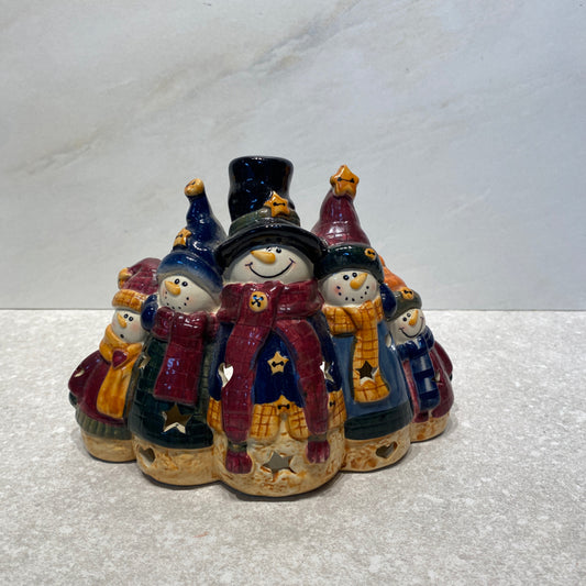 Snowman Candleholder