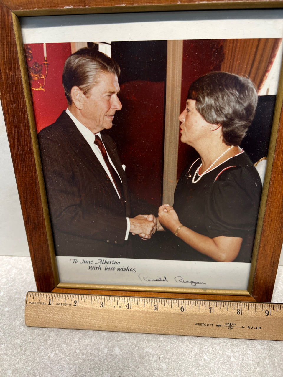 Signed Ronald Reagan Picture