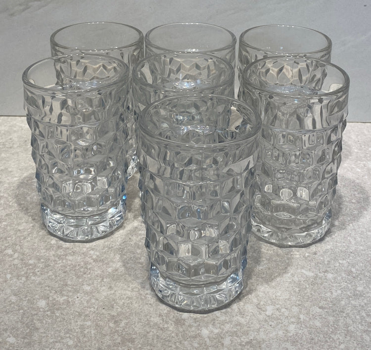 Set of 7 Fostoria Glasses