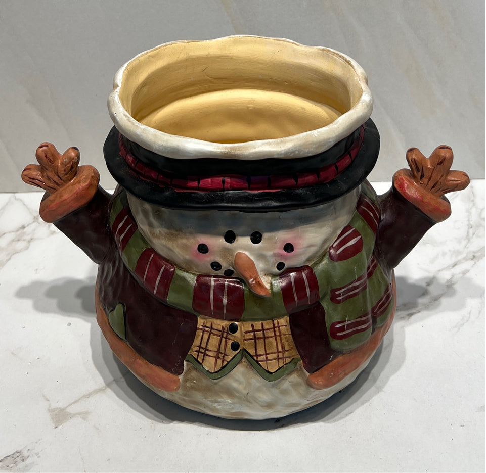 Snowman Planter