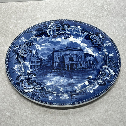 Antique Blue Plate