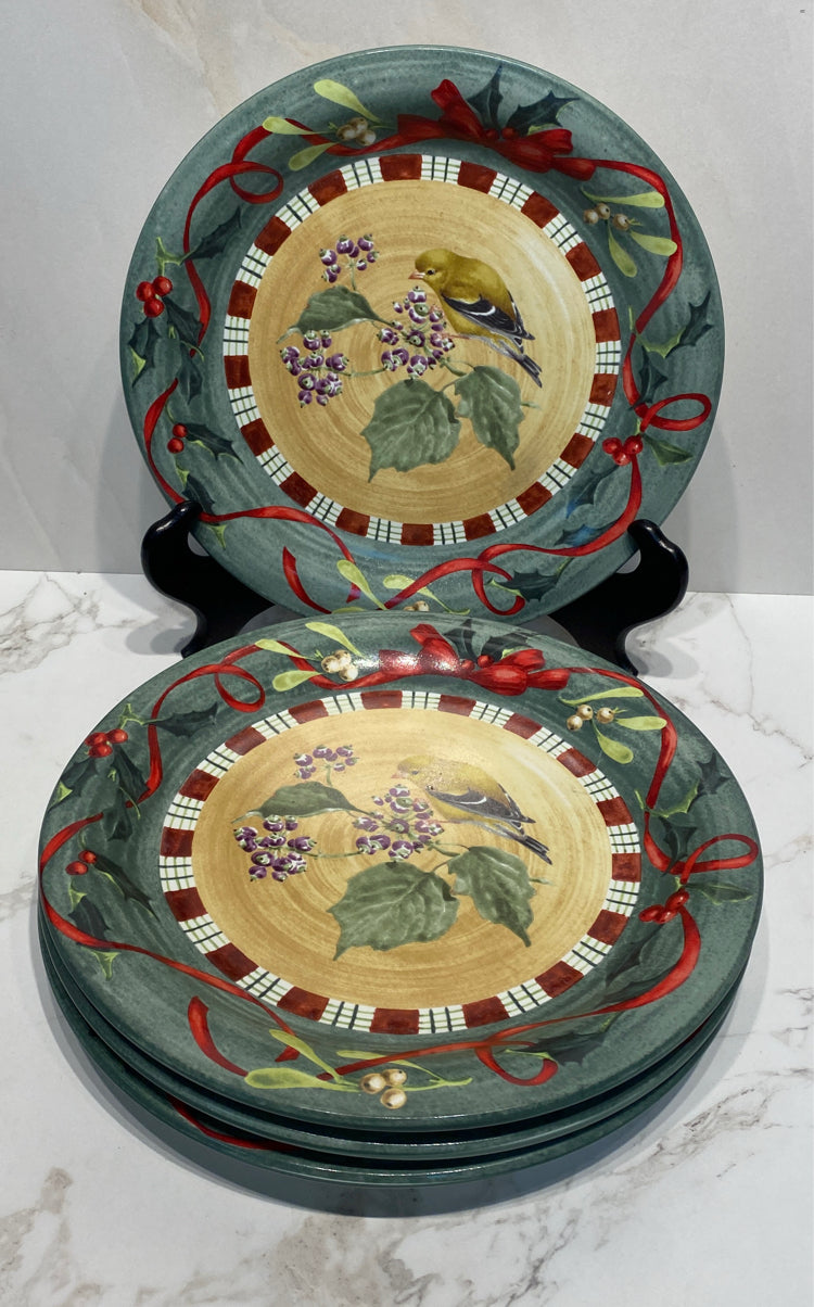 Set of 4 Lenox Plates
