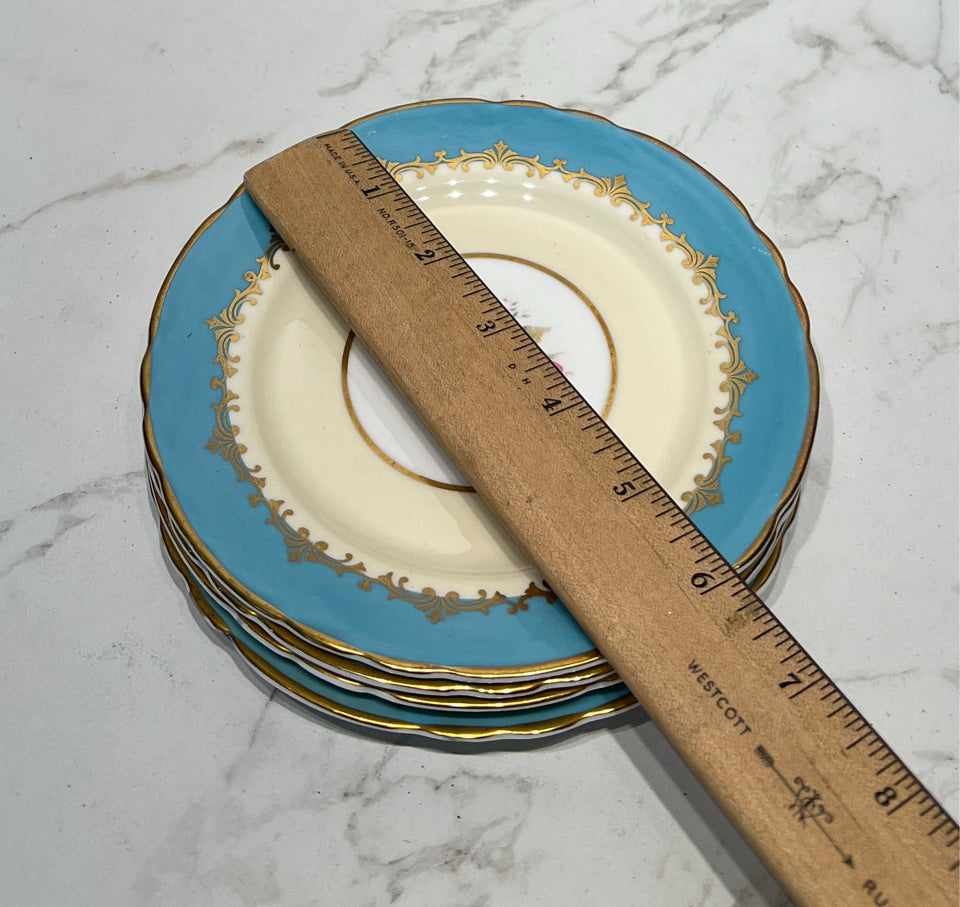 Set of 4 Aynsley Plates