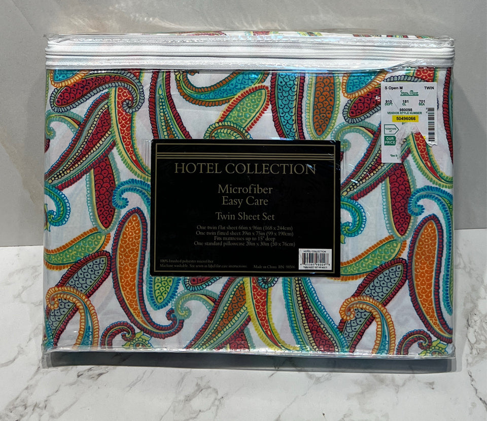 Twin Sheet Set - New