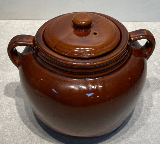 Covered Bean Pot