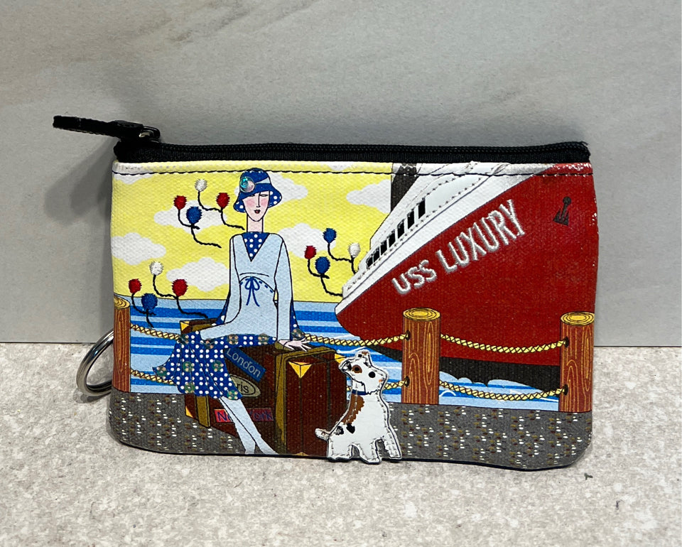 Leather Zippered Pouch