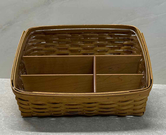 Longaberger Basket with Divider