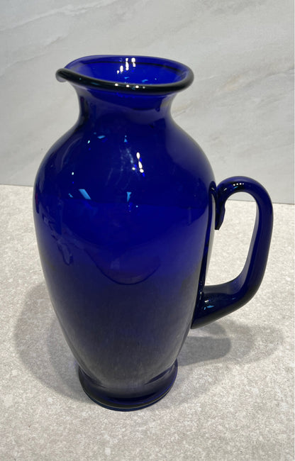Cobalt Blue Pitcher