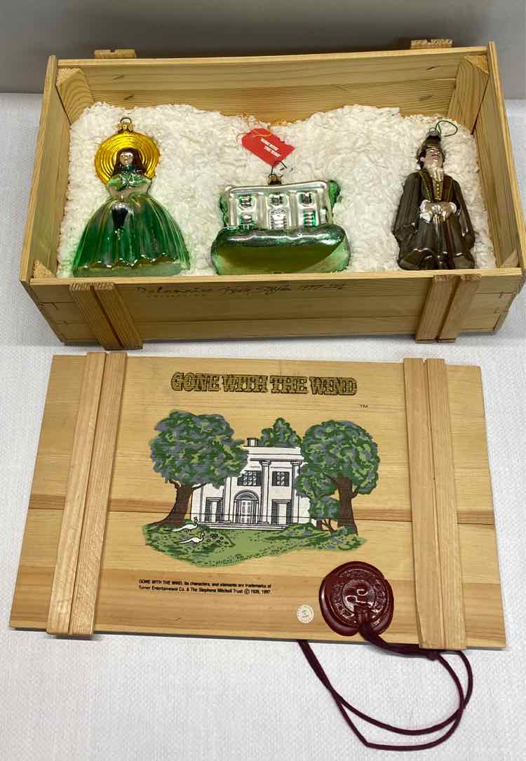 Kurt Adler Gone With the Wind Ornaments