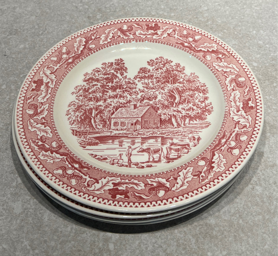 Set of 4 Memory Lane Dinner Plates