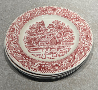 Set of 4 Memory Lane Dinner Plates