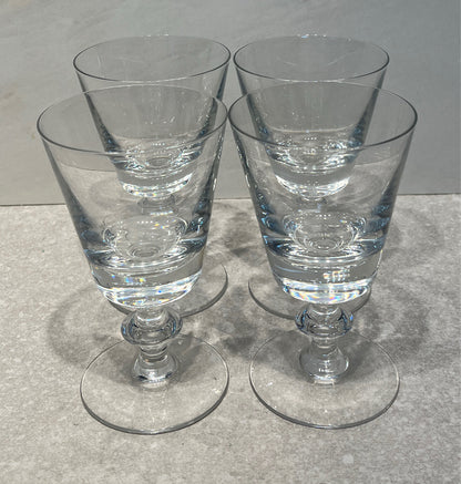 Val Saint Lambert - Set of 4 Glasses