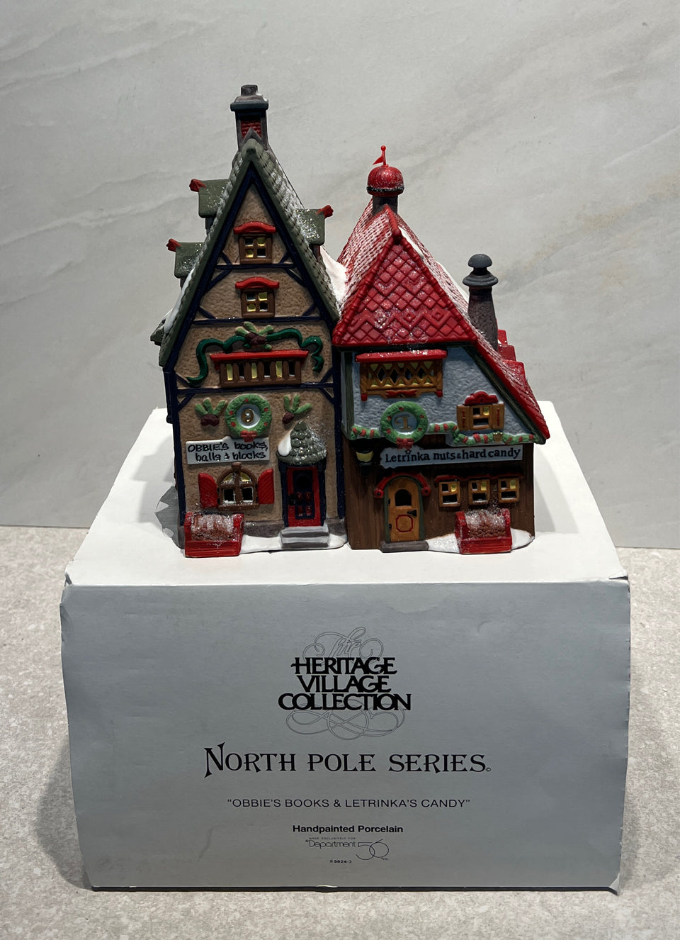 Dept. 56 Obbie's Books & Letrinka's Candy