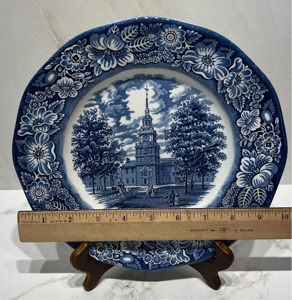 Liberty Blue Plate