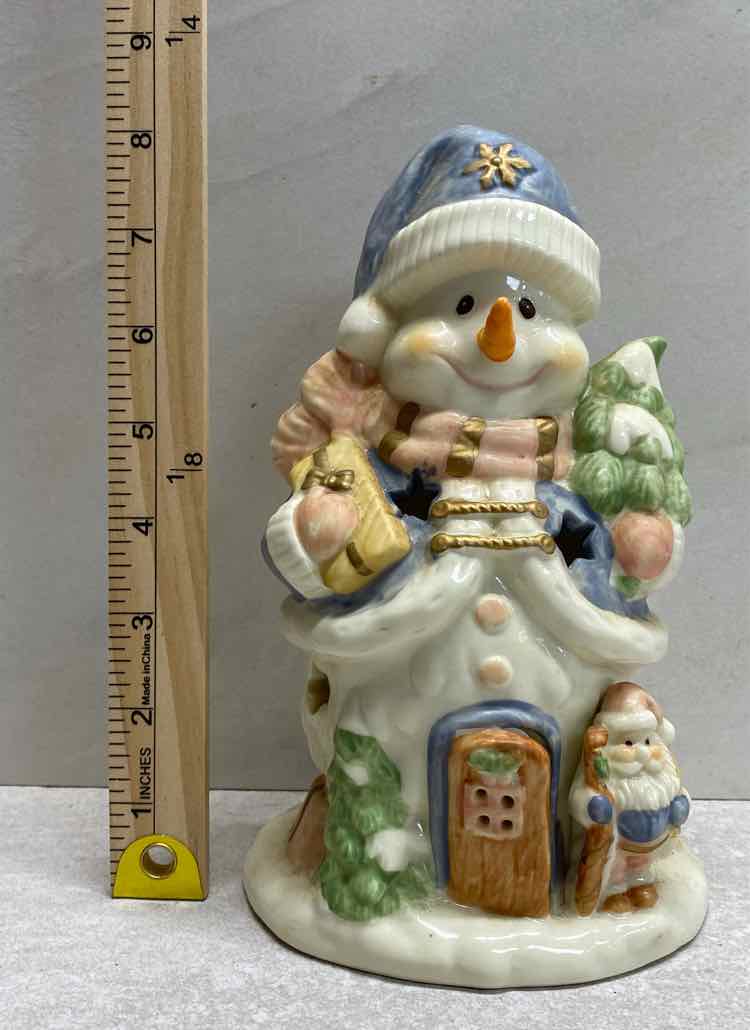 Snowman Candleholder