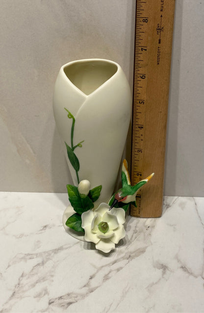 Vase with Hummingbird