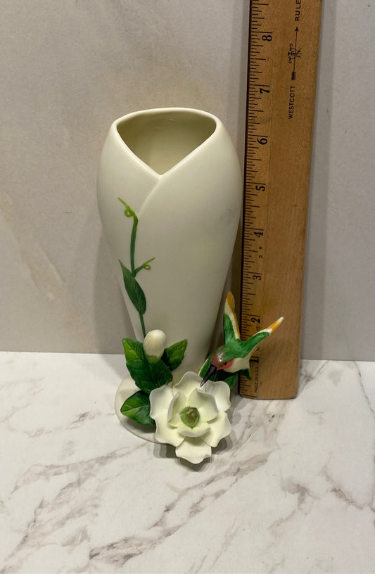 Vase with Hummingbird