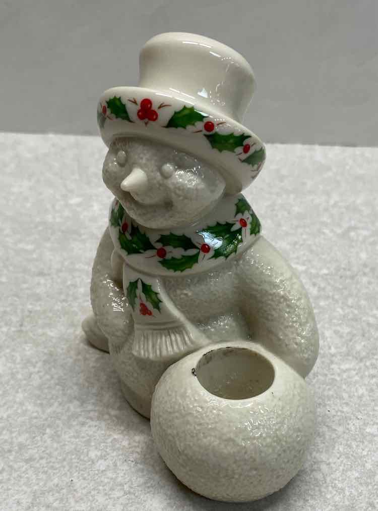 Lenox Snowman Candleholder