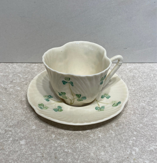 Belleek Cup And Saucer