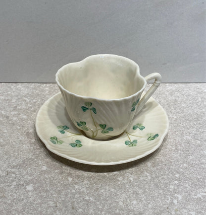 Belleek Cup And Saucer