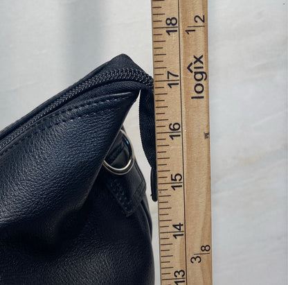 JM Wheeled Leater Duffle