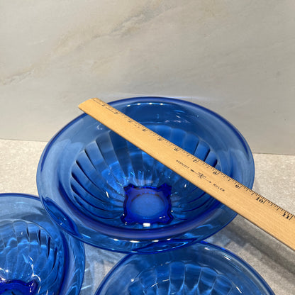 Set of 3 Blue Bowls