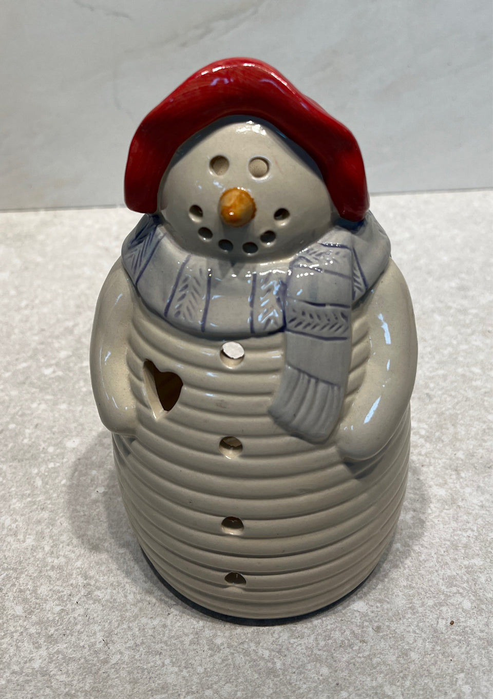 Snowman Candle Holder