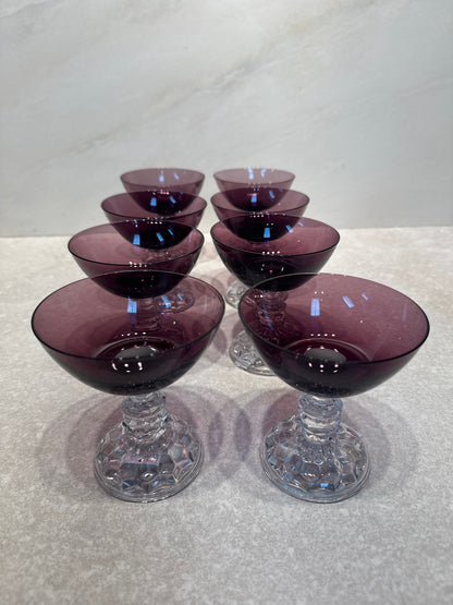 Set of 8 Fostoria Glasses