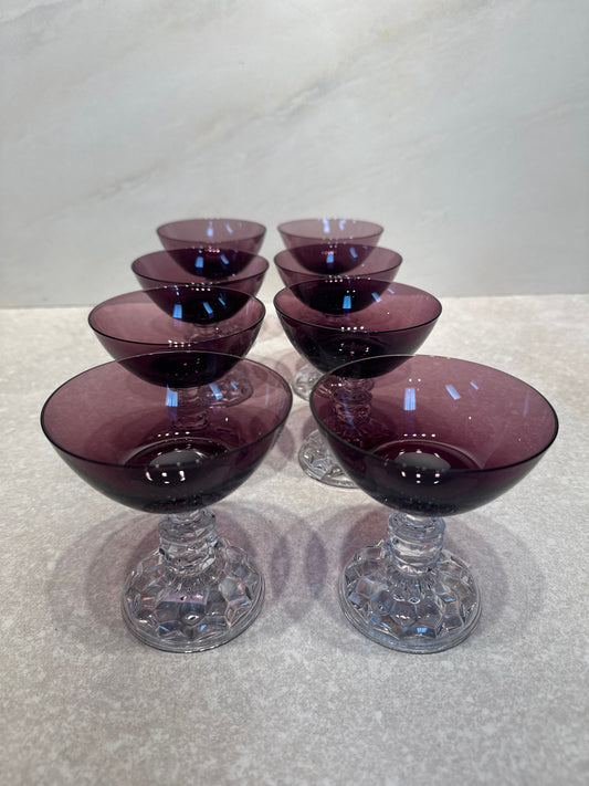 Set of 8 Fostoria Glasses