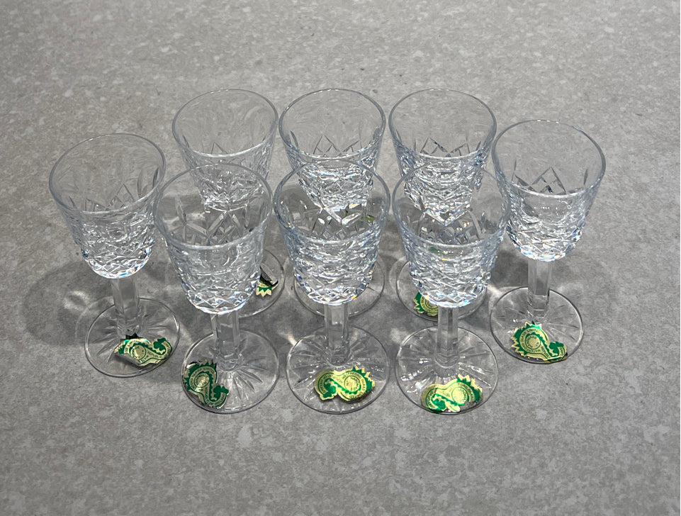 Set of 8 Waterford Cordials