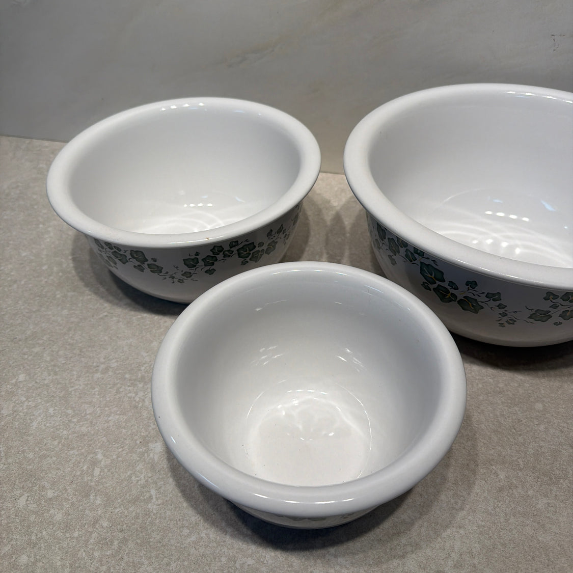 Set of 3 Corelle Mixing Bowls