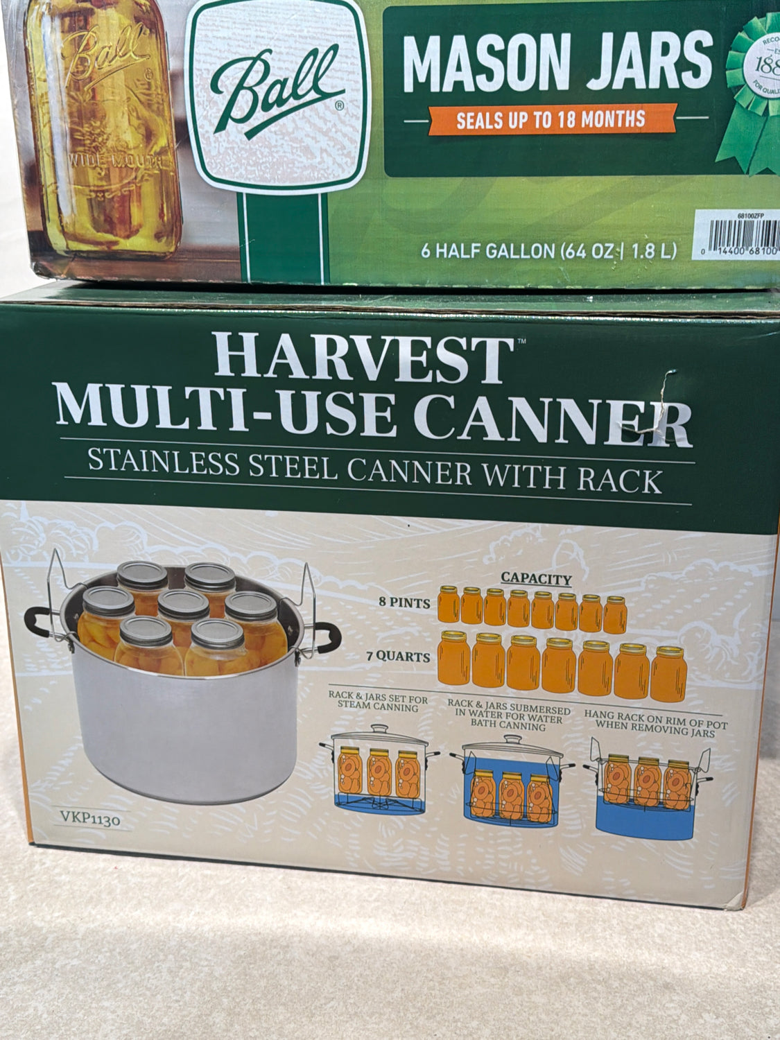 Harvest Multi-Uuse Canner Set With Jars And Cookbook