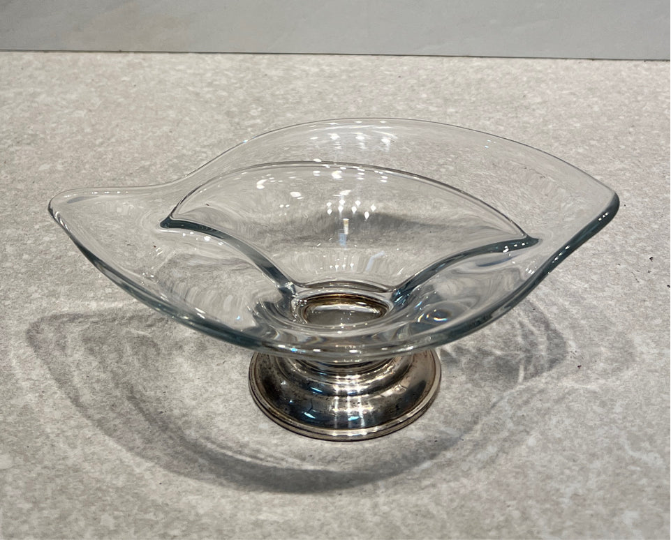 Sterling Base Divided Bowl