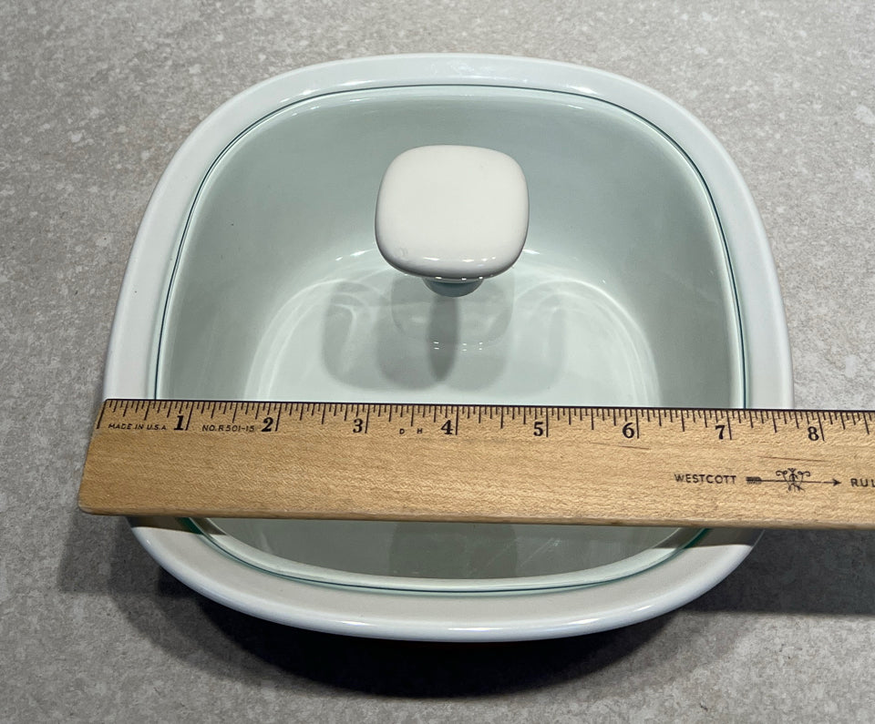 Covered Corning Ware Dish