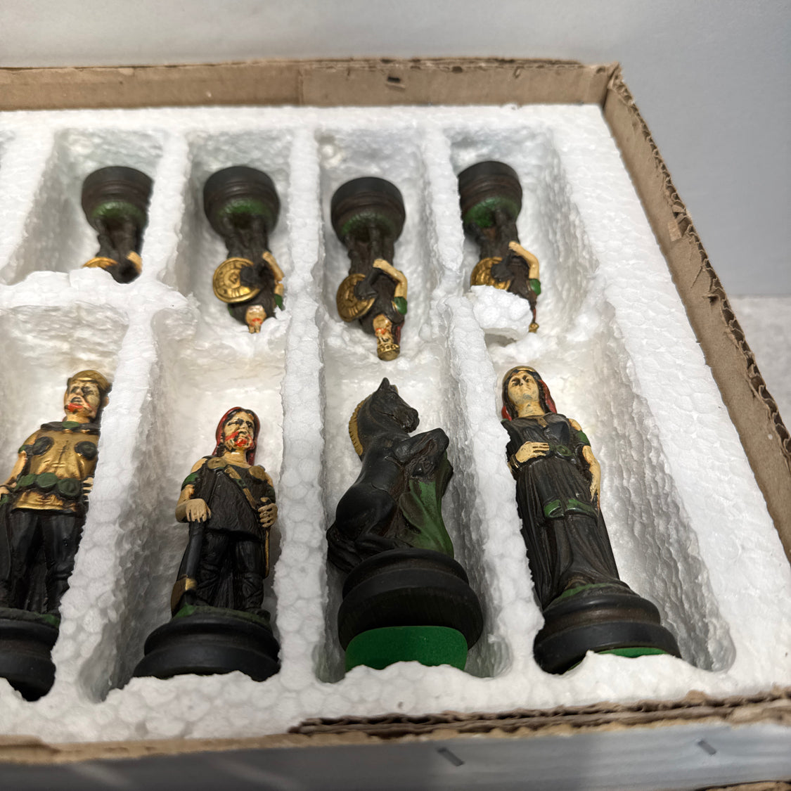 Romans Vs. Barbarians Chess Pieces